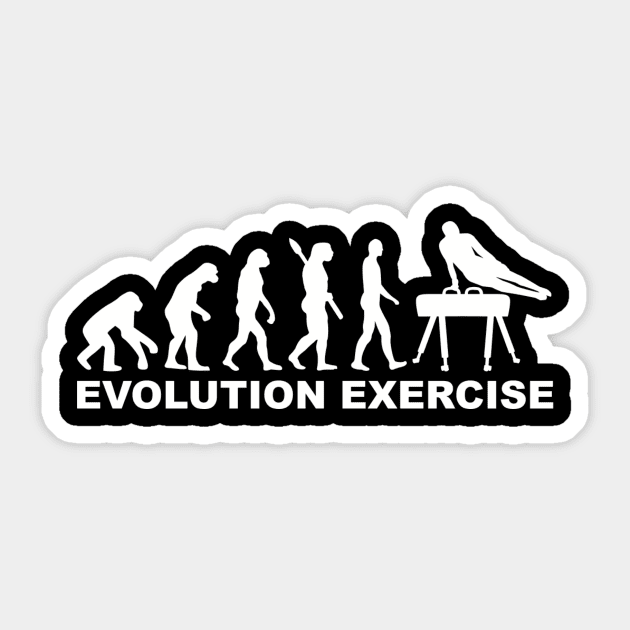 Evolution exercise evolution Sticker by Designzz